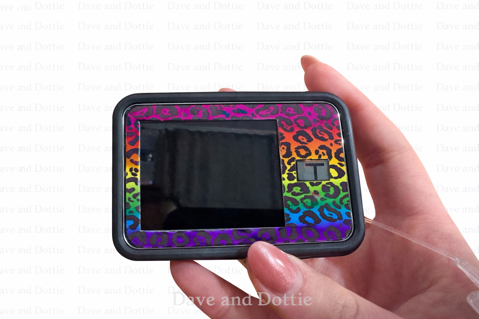 Rainbow leopard print