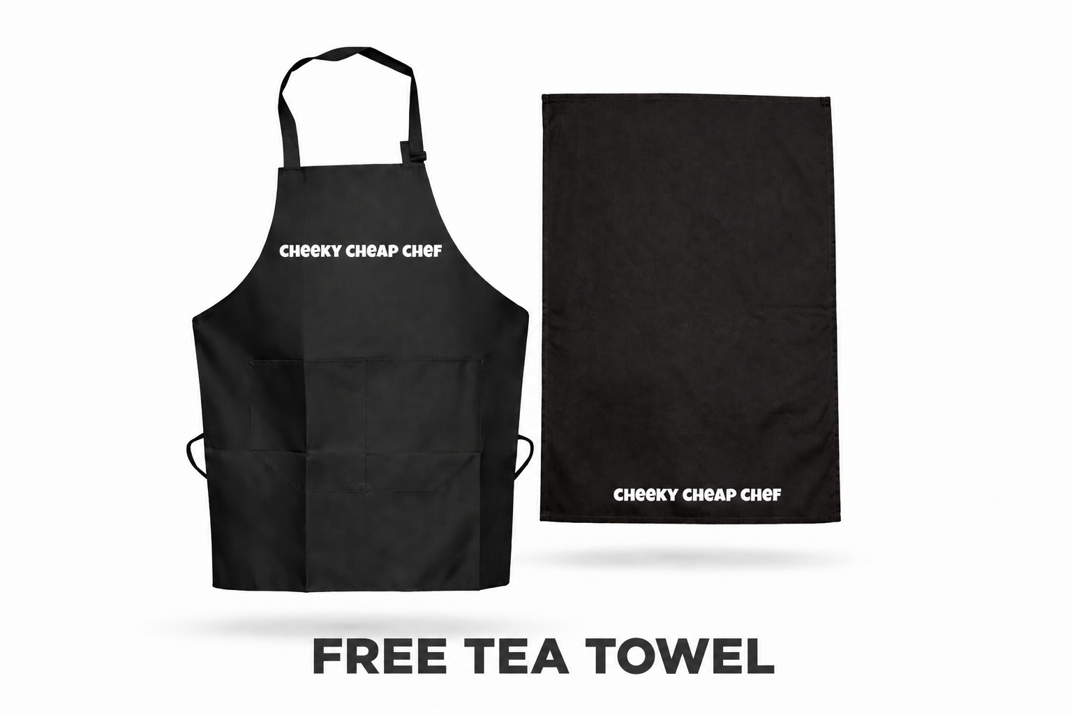 Cheeky Cheap Chef Apron and FREE Tea Towel