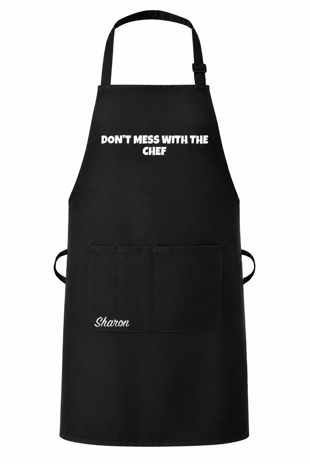 Don’t mess with the chef apron, vinyl autograft by Sharon